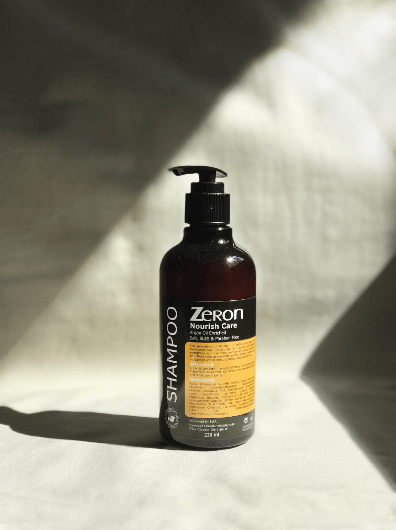 zeron nourish care shampoo 230ml